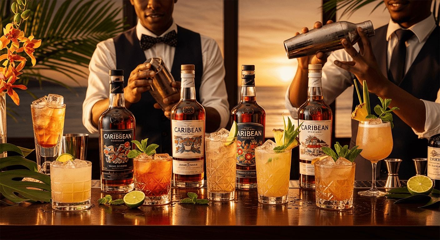 Caribbean beverage industry premium rum and spirits