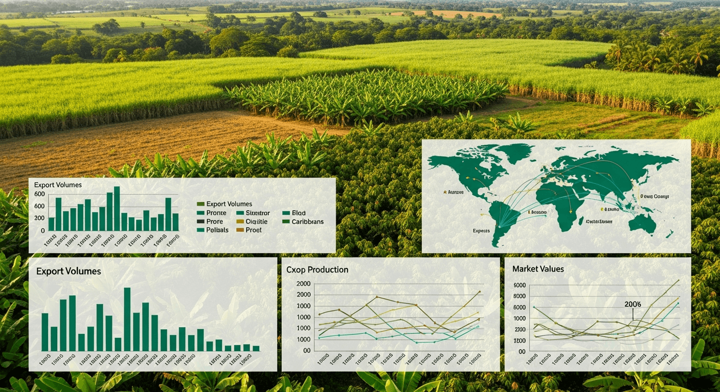 Caribbean Agriculture Exports 2025 - Trade Data & Market Analysis
