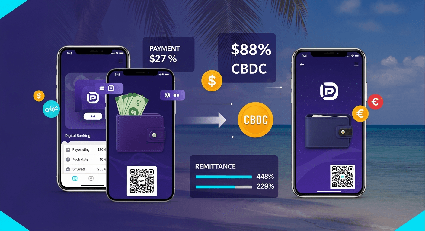 Caribbean fintech and digital payments market 2025 including CBDCs, mobile wallets, remittances and digital banking