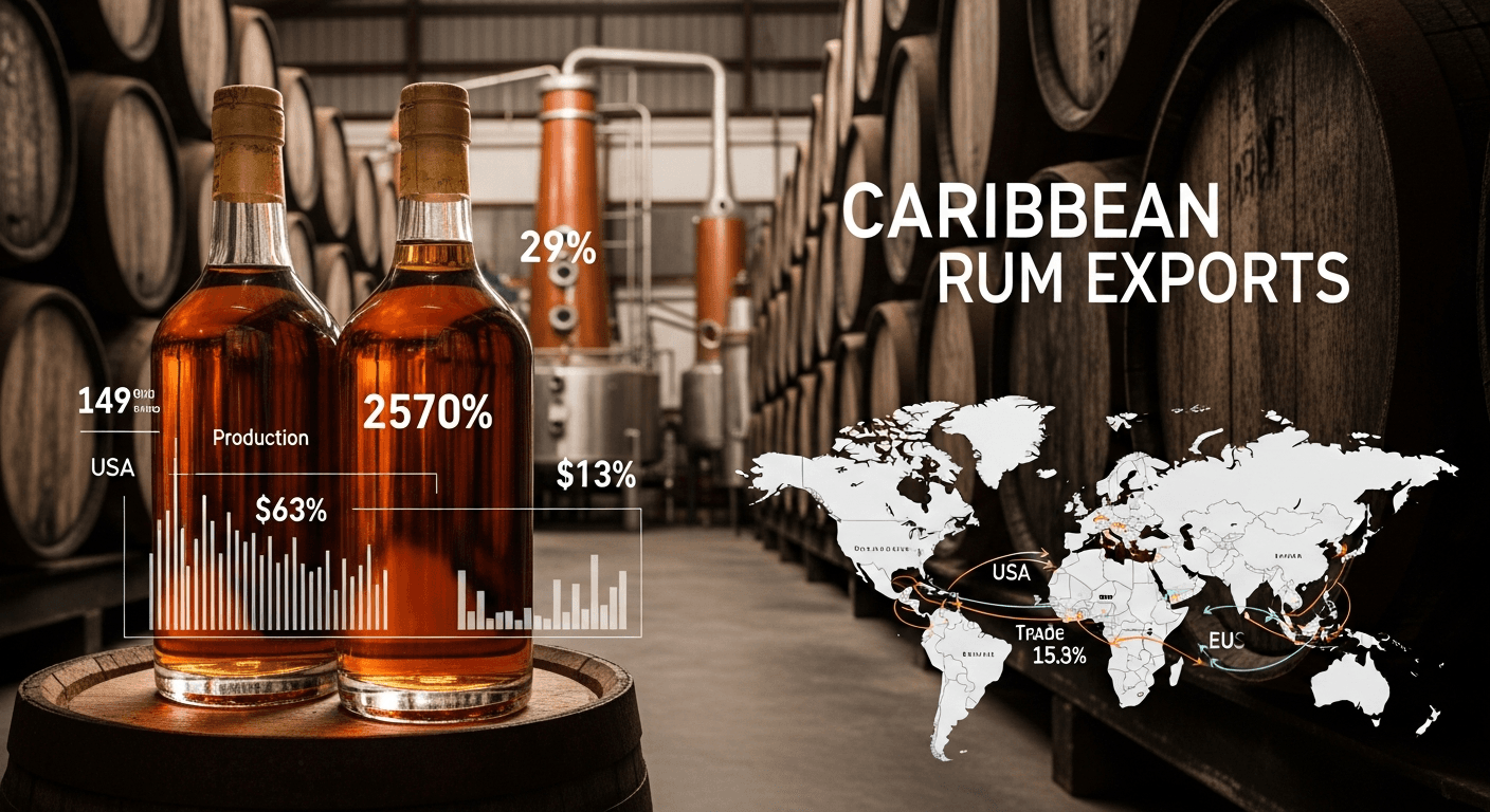 Caribbean Rum Exports 2025 - $1.8B Industry Data & Trade Analysis