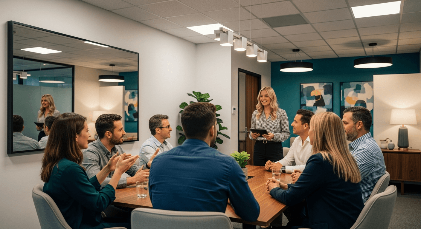 Professional focus group research session