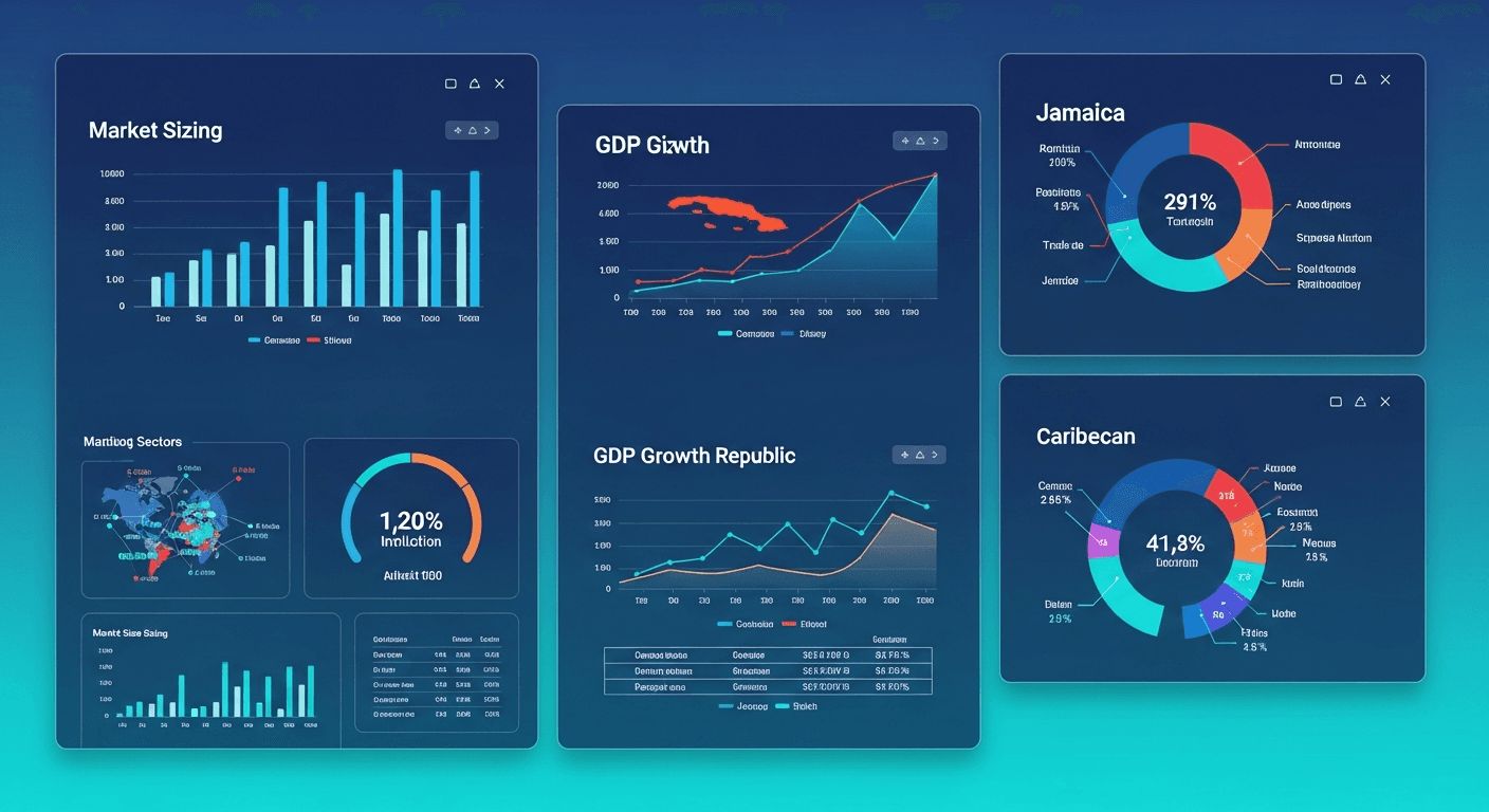 Market sizing research for Caribbean markets