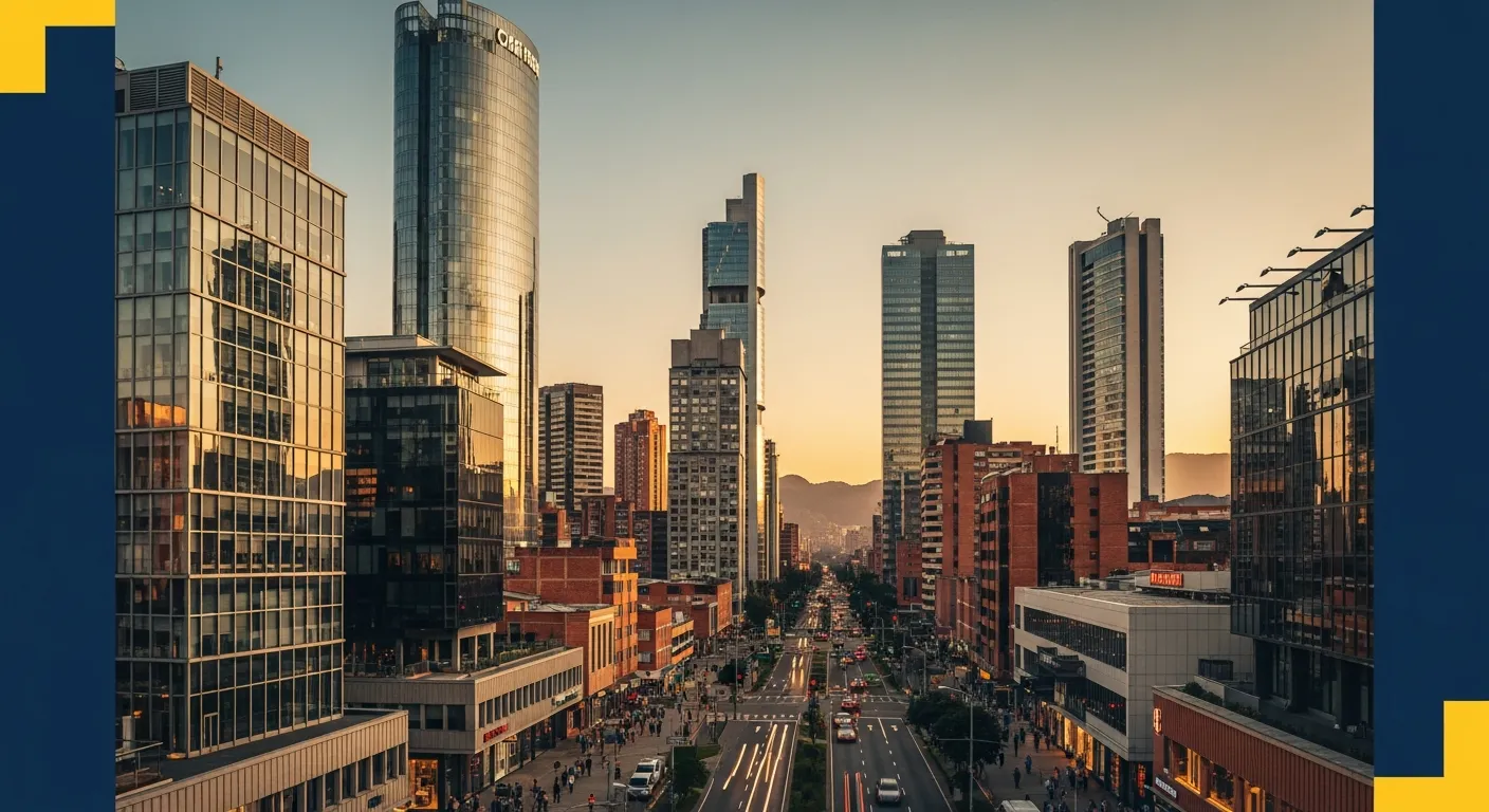 Estudios de mercado en Colombia: distrito financiero de Bogota y consumidores colombianos