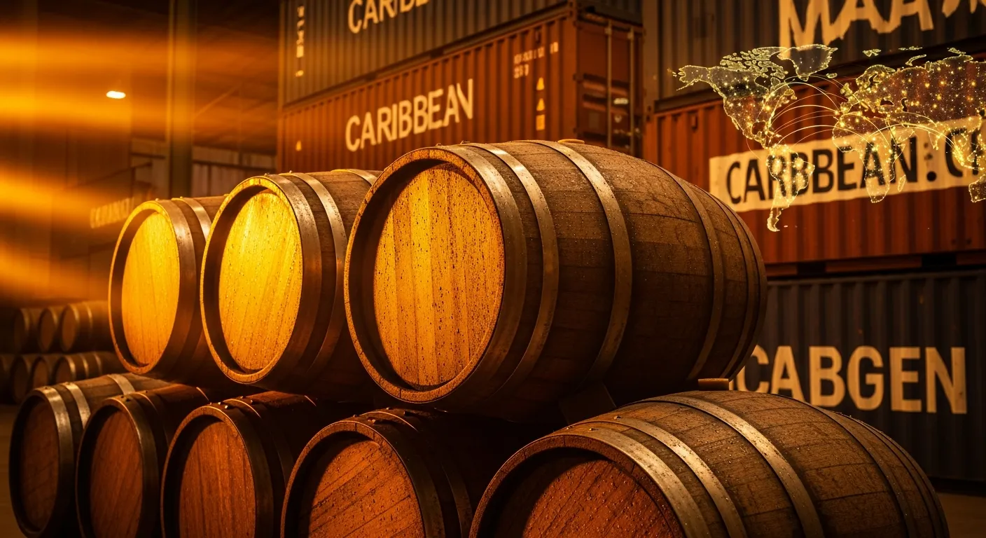 Jamaica Rum Exports Trade Visualization