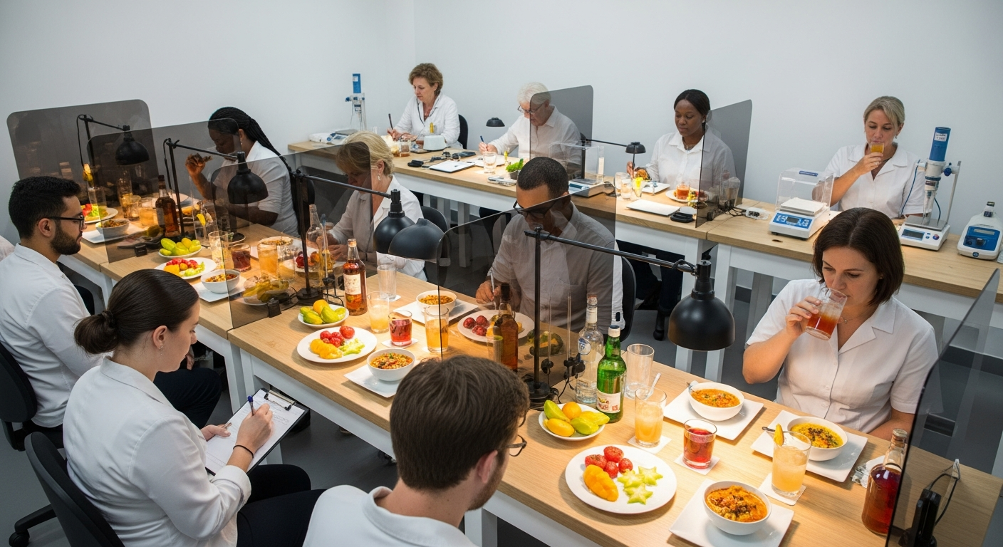 Taste Testing Research Illustration